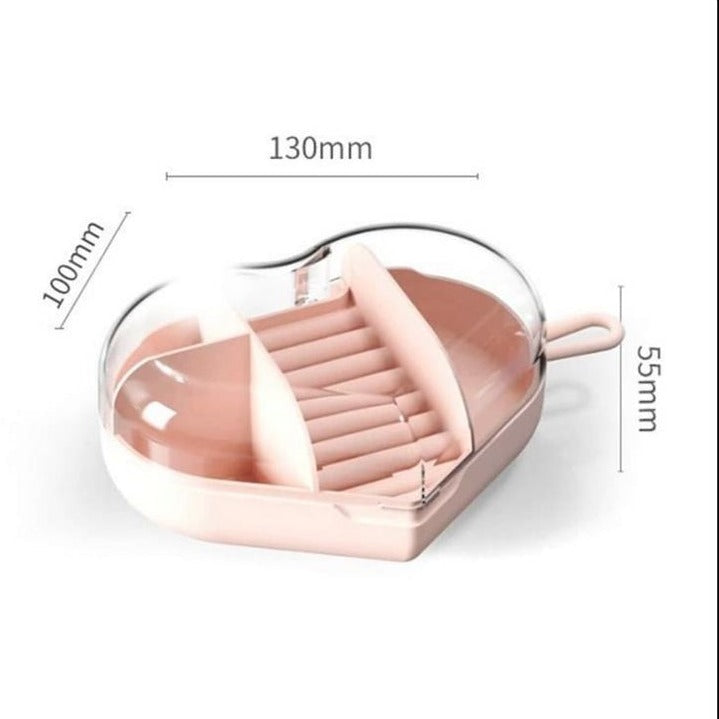 Creative Heart Shape Jewelry Box, Cute Mini Jewelry Organizer, Small Jewelry Case For Travel, Mini Jewelry Case For Earrings and Rings Creative Heart Shape Jewelry Box, Cute Mini Jewelry Organizer, Small Jewelry Case For Travel, Mini Jewelry Case For Earrings and Rings